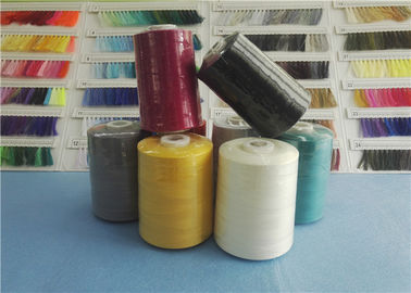 ด้ายสำหรับจักรเย็บผ้าสำหรับอุตสาหกรรมหลายสี 100% สำหรับแหวน Spun / TFO Technics