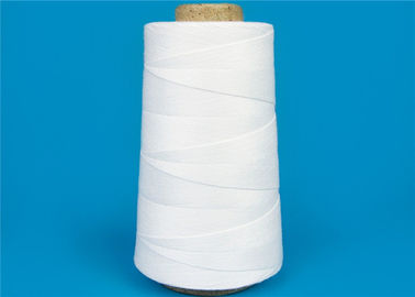 โพลเซสไนเซอร์ 100% โพลเซ็ทความแข็งแรงสูง Thread 10s ~ 20s Raw White Eco Friendly