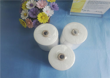 High Strength Spun Polyester Thread For Sewing Raw White Good Elasticity
