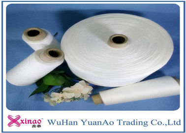 ประเทศจีน แหวนสาน / TFO 100% Polyester Weaving Yarn สำหรับจักรเย็บผ้า ผู้ผลิต